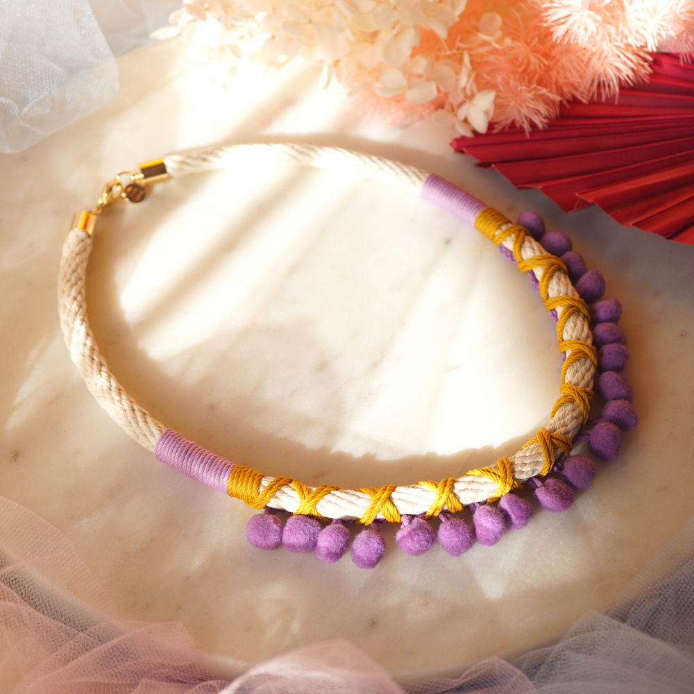 Pommie Necklace - Lavender