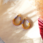 Poms Earrings - Lilac
